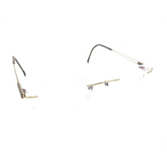 Silhouette 7661 20 6052 Titanium Brown Rimless Eyeglasses Frames 19 140 Austria - Picture 1 of 13